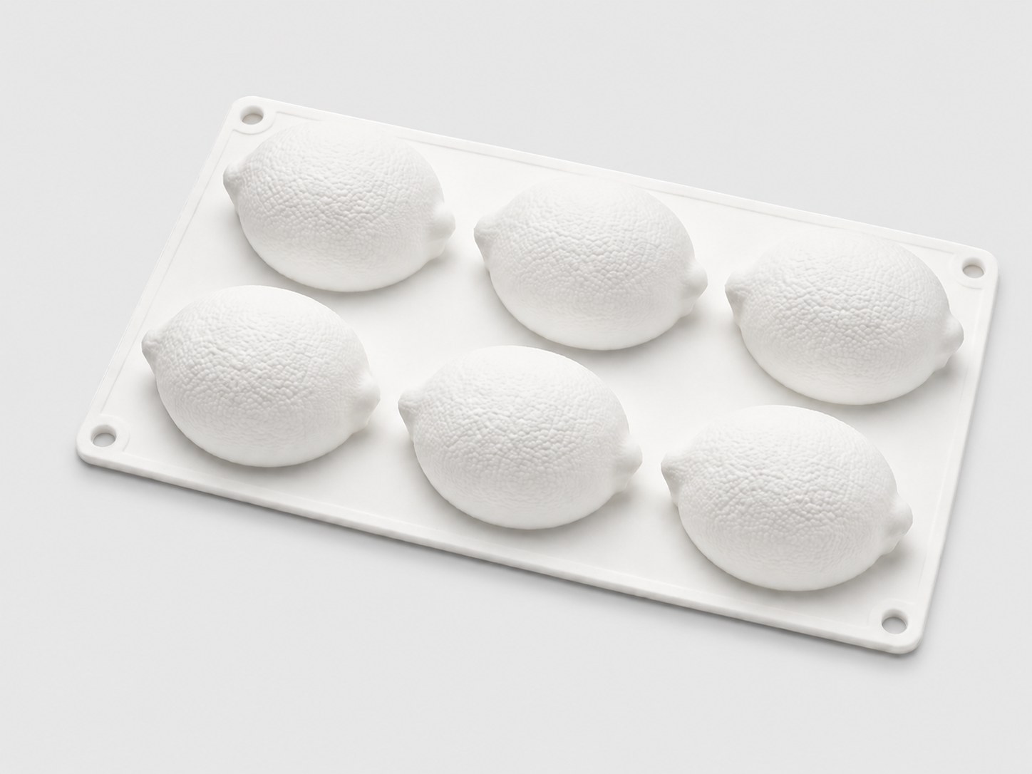 6pcs Limone Stampo Silicone 3D