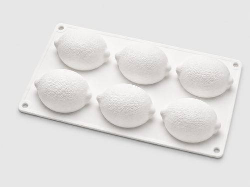 6pcs Limone Stampo Silicone 3D