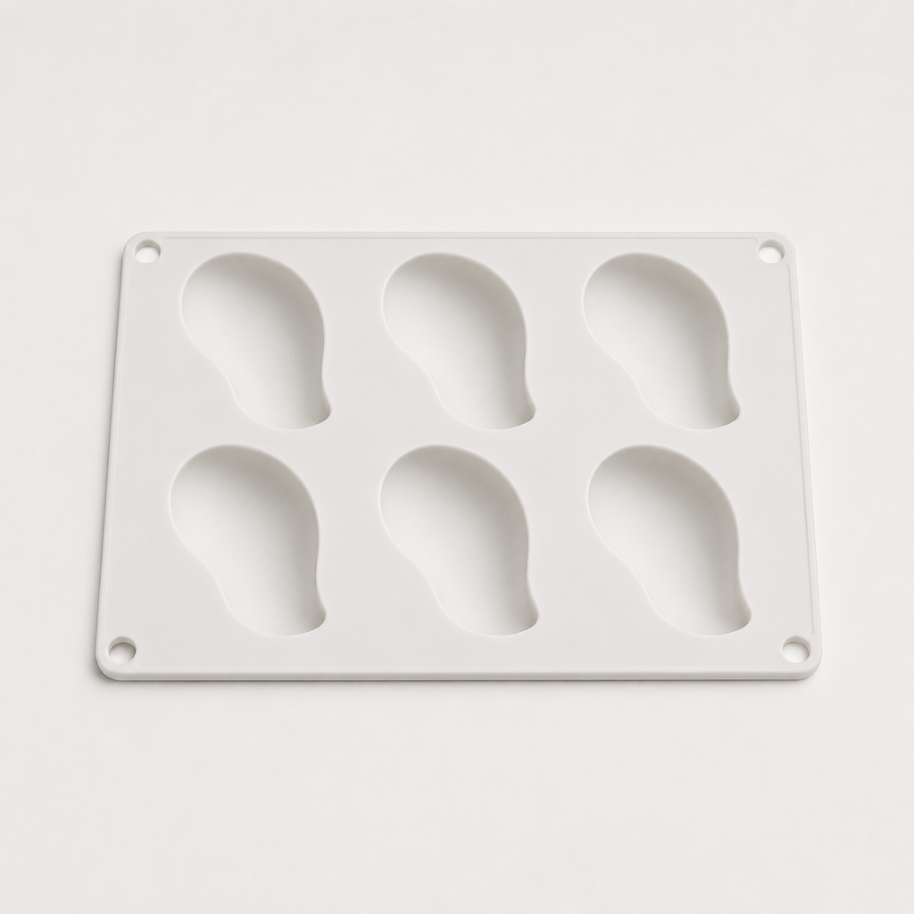 6pcs Mango Stampo Silicone 3D