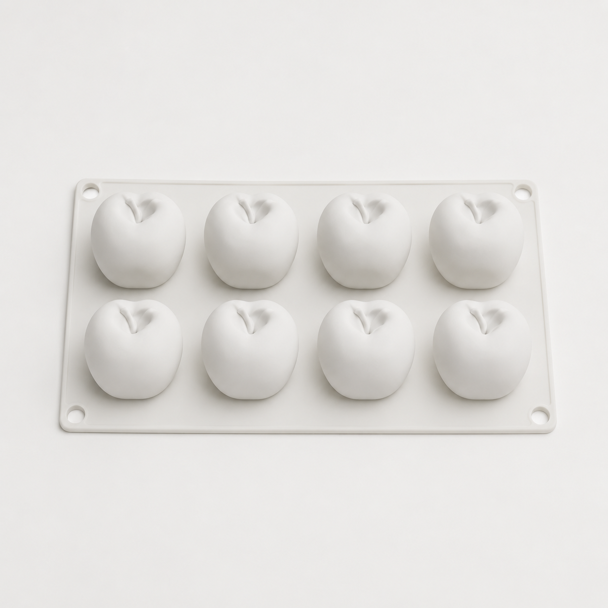 8pcs Mela Stampo Silicone 3D