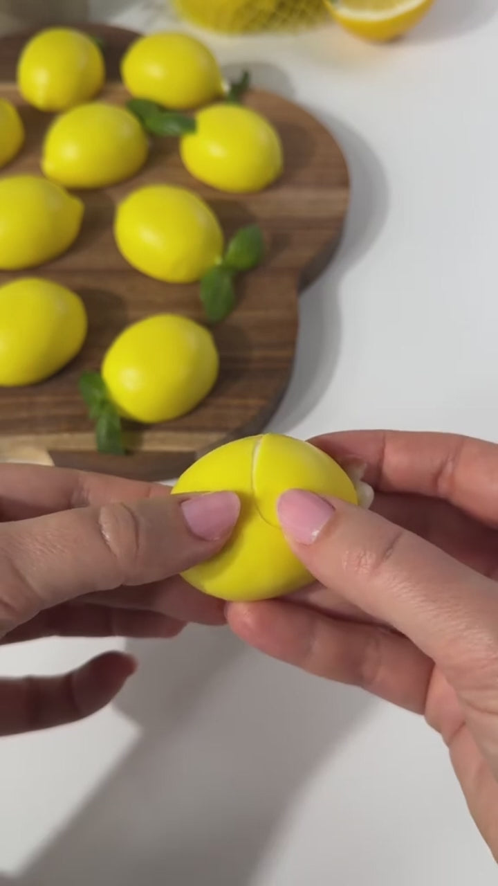 6pcs Limone Stampo Silicone 3D